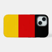 Apple iPhone 15 Case-Mate met Duitse vlag Case (Achterkant horizontaal)