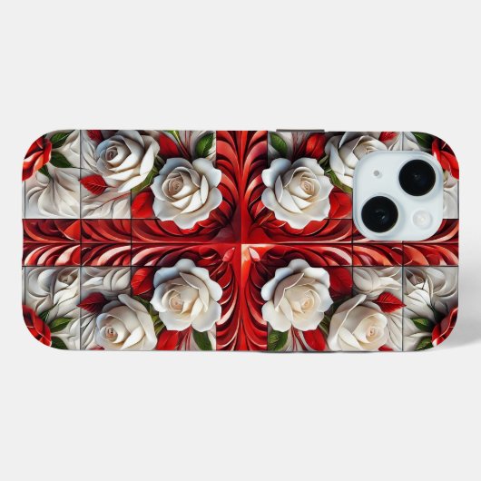 Apple iPhone 15 Case-Mate met Engelse kleuren Case (Achterkant (horizontaal))