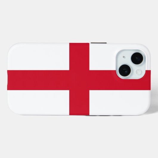 Apple iPhone 15 Case-Mate met Engelse vlag Case (Achterkant (horizontaal))