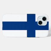 Apple iPhone 15 Case-Mate met Finse vlag Case (Achterkant (horizontaal))
