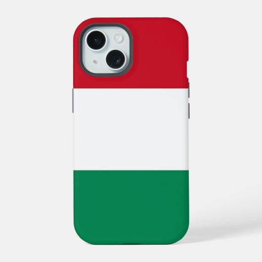Apple iPhone 15 Case-Mate met Hongaarse vlag Case (Achterkant)