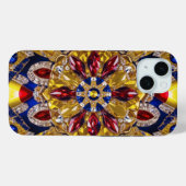 Apple iPhone 15 Case-Mate met kleuren van Colombia Case (Achterkant (horizontaal))