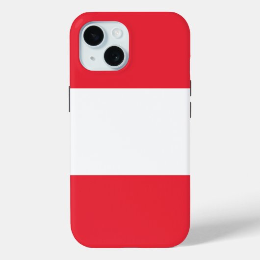 Apple iPhone 15 Case-Mate met Oostenrijkse vlag Case (Achterkant)