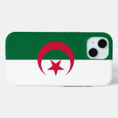 Apple iPhone 15 Case-Mate met vlag van Algerije Case (Achterkant (horizontaal))
