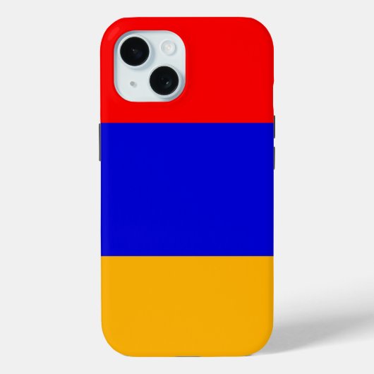 Apple iPhone 15 Case-Mate met vlag van Armenië Case (Achterkant)
