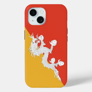 Apple iPhone 15 Case-Mate met vlag van Bhutan Case