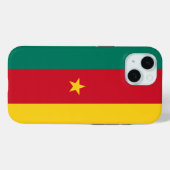 Apple iPhone 15 Case-Mate met vlag van Kameroen Case (Achterkant (horizontaal))