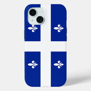 Apple iPhone 15 Case-Mate met vlag van Quebec Case
