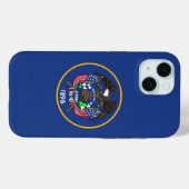 Apple iPhone 15 Case-Mate, vlag van Utah Case-Mate iPhone Case (Achterkant (horizontaal))