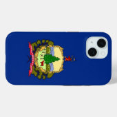 Apple iPhone 15 Case-Mate, vlag van Vermont Case-Mate iPhone Case (Achterkant (horizontaal))