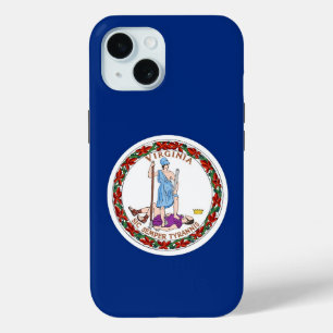 Apple iPhone 15 Case-Mate, vlag van Virginia Case