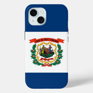 Apple iPhone 15 Case-Mate, vlag van West Virginia Case