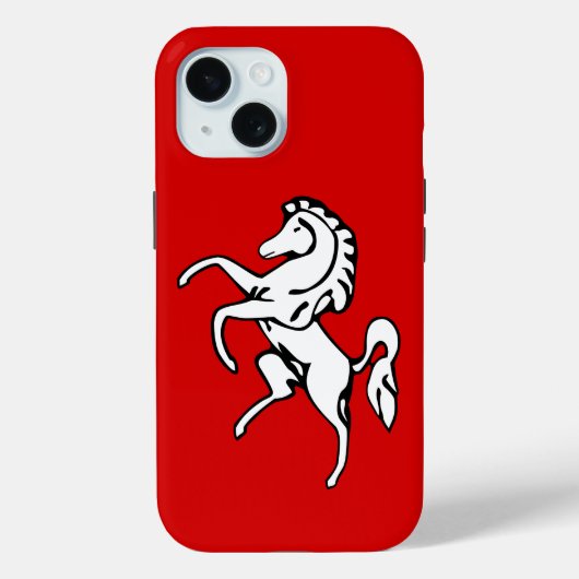Apple iPhone 15 Case-Mate with Kent County flag Case (Achterkant)