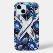 Apple iPhone 15 Case-Mate with Scottish Thistles Case (Achterkant)