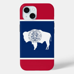 Apple iPhone 15 Case-Mate, Wyoming vlag Case