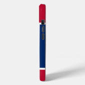 Apple iPhone 15 Case-Mate, Wyoming vlag Case-Mate iPhone Case (Achterkant / Links)