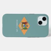 Apple iPhone 15 Hoesje-Mate met Delaware-vlag Case-Mate iPhone Case (Achterkant (horizontaal))
