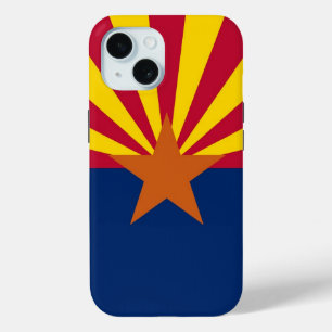 Apple iPhone 15 Hoesje-Mate met vlag van Arizona Case