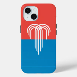 Apple iPhone 15 Hoesje-Mate met vlag van Kansas Ci Case