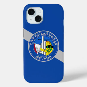 Apple iPhone 15 Hoesje-Mate met vlag van Las Vegas Case