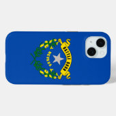 Apple iPhone 15 Hoesje-Mate met vlag van Nevada Case-Mate iPhone Case (Achterkant (horizontaal))