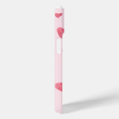 Apple Iphone 15 Hoesje Roze Hart Ontwerp (Achterkant / Rechts)