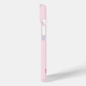 Apple Iphone 15 Hoesje Roze Lint Ontwerp. (Achterkant / Links)