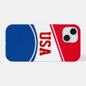 Apple iPhone 15 Hoesje USA (Achterkant horizontaal)