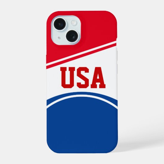Apple iPhone 15 Hoesje USA (Achterkant)
