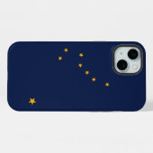 Apple iPhone 15 Plus Case-Mate, vlag van Alaska Hoesje (Achterkant horizontaal)