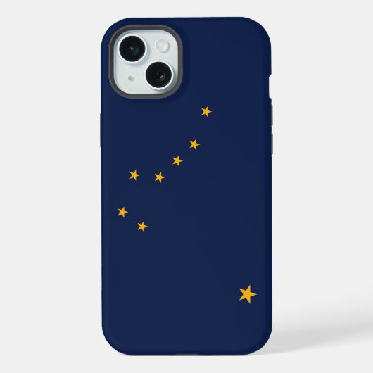 Apple iPhone 15 Plus Case-Mate, vlag van Alaska Hoesje (Achterkant)