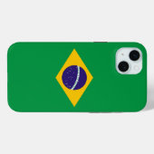 Apple iPhone 15 Plus Hoesje, Braziliaanse vlag Case-Mate iPhone Case (Achterkant (horizontaal))