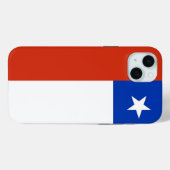 Apple iPhone 15 Plus Hoesje, Chileense vlag Case-Mate iPhone Case (Achterkant (horizontaal))