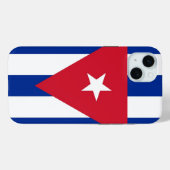 Apple iPhone 15 Plus Hoesje, Cubaanse vlag Case-Mate iPhone Case (Achterkant (horizontaal))
