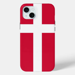 Apple iPhone 15 Plus Hoesje, Deense vlag Mini Hoesje