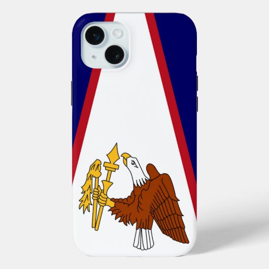 Apple iPhone 15 Plus Hoesje-Mate Amerikaanse Samoa Case-Mate iPhone Case (Achterkant)