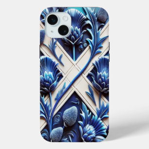 Apple iPhone 15 Plus Hoesje, Schotse Distels Mini Hoesje