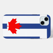 Apple iPhone 15 Plus Hoesje, Toronto vlag Case-Mate iPhone Case (Achterkant (horizontaal))