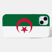 Apple iPhone 15 Plus Hoesje, vlag van Algerije Case-Mate iPhone Case (Achterkant (horizontaal))