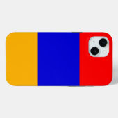 Apple iPhone 15 Plus Hoesje, Vlag van Armenië Case-Mate iPhone Case (Achterkant (horizontaal))