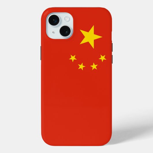 Apple iPhone 15 Plus Hoesje, vlag van China Case-Mate iPhone Case (Achterkant)