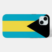 Apple iPhone 15 Plus Hoesje, vlag van de Bahama's Case-Mate iPhone Case (Achterkant (horizontaal))