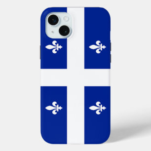 Apple iPhone 15 Plus Hoesje, vlag van Quebec Mini Hoesje