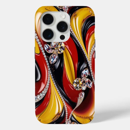 Apple iPhone 15 Pro Case-Mate, Belgische kleuren Case-Mate iPhone Case (Achterkant)
