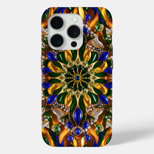 Apple iPhone 15 Pro Case-Mate, Brazil Kleuren Case-Mate iPhone Case (Achterkant)
