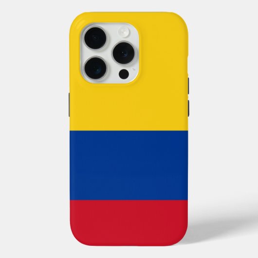 Apple iPhone 15 Pro Case-Mate, Colombia vlag Case-Mate iPhone Case (Achterkant)