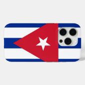 Apple iPhone 15 Pro Case-Mate, Cubaanse vlag Case-Mate iPhone Case (Achterkant (horizontaal))