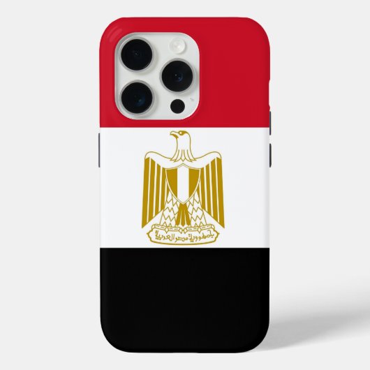 Apple iPhone 15 Pro Case-Mate, Egyptische vlag Case-Mate iPhone Case (Achterkant)