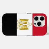 Apple iPhone 15 Pro Case-Mate, Egyptische vlag Case-Mate iPhone Case (Achterkant (horizontaal))