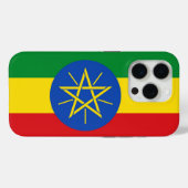 Apple iPhone 15 Pro Case-Mate, Ethiopië vlag Case-Mate iPhone Case (Achterkant (horizontaal))